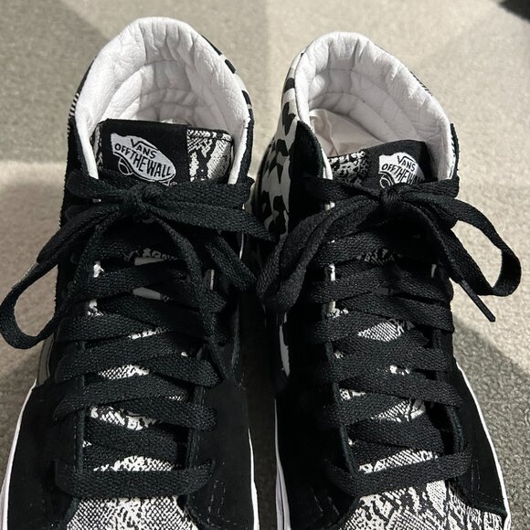 Vans SK8-Hi Snake Skin/Leopard/Plaid Sneakers Men's 5/Women's 6.5 - Picture 10 of 15